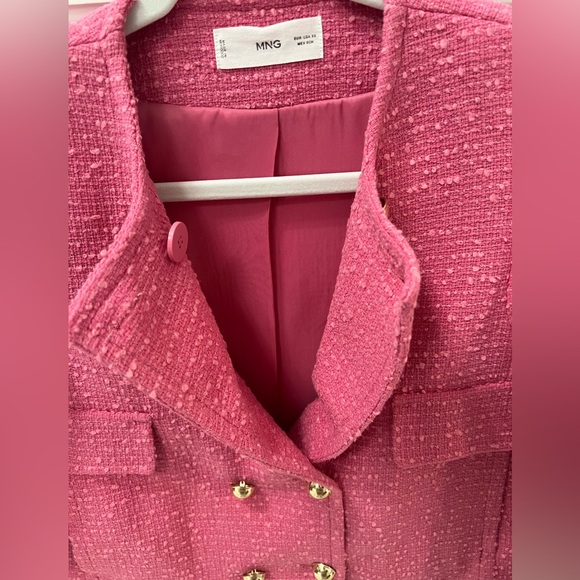🩷NWOT🩷 MANGO Tweed Lady Jacket in XS - Picture 7 of 10